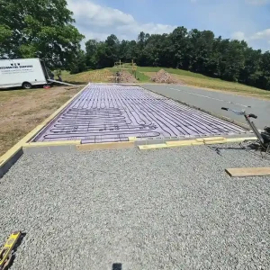 Infloor heat garage